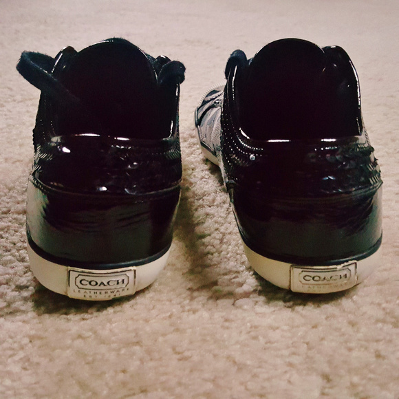 Coach Signature C with Black Sequin trim - Picture 6 of 8